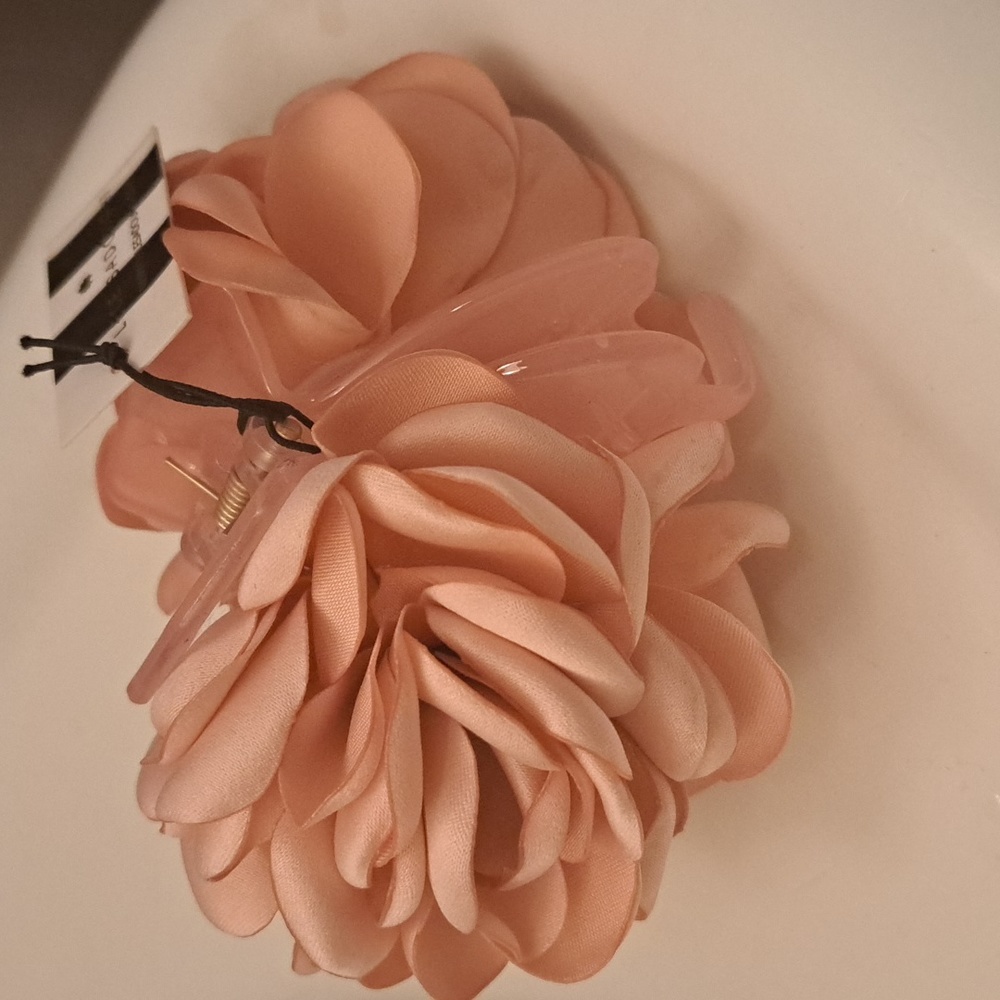 Lele sadoughi pink flower hair clip